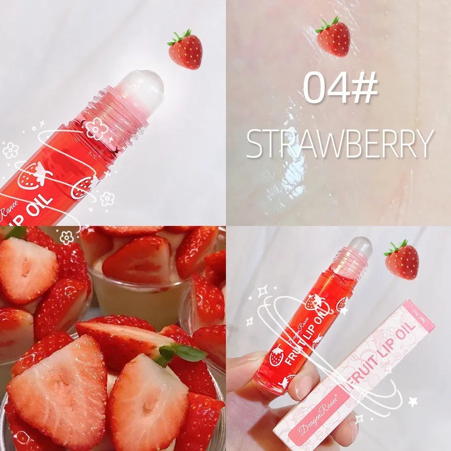 fashion letter plastic lip balm