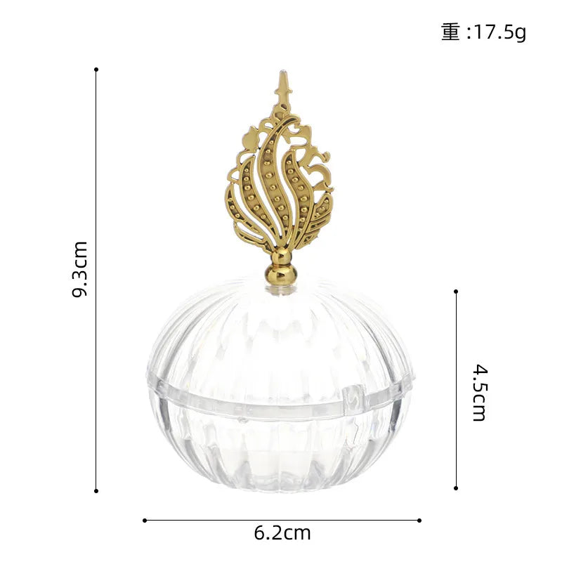 Electroplating Hollow Pagoda Candy Box Wedding Desktop Decoration Plastic Box Birthday Accompanying Gift Return Candy Box
