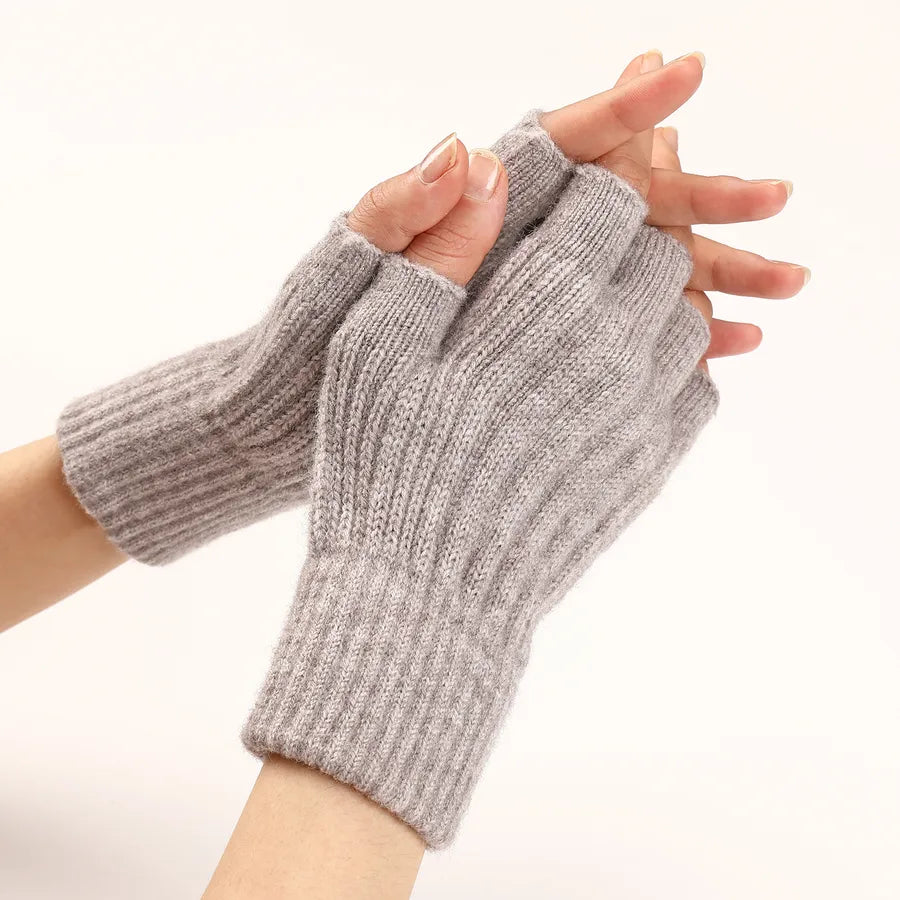 unisex streetwear solid color gloves 1 pair