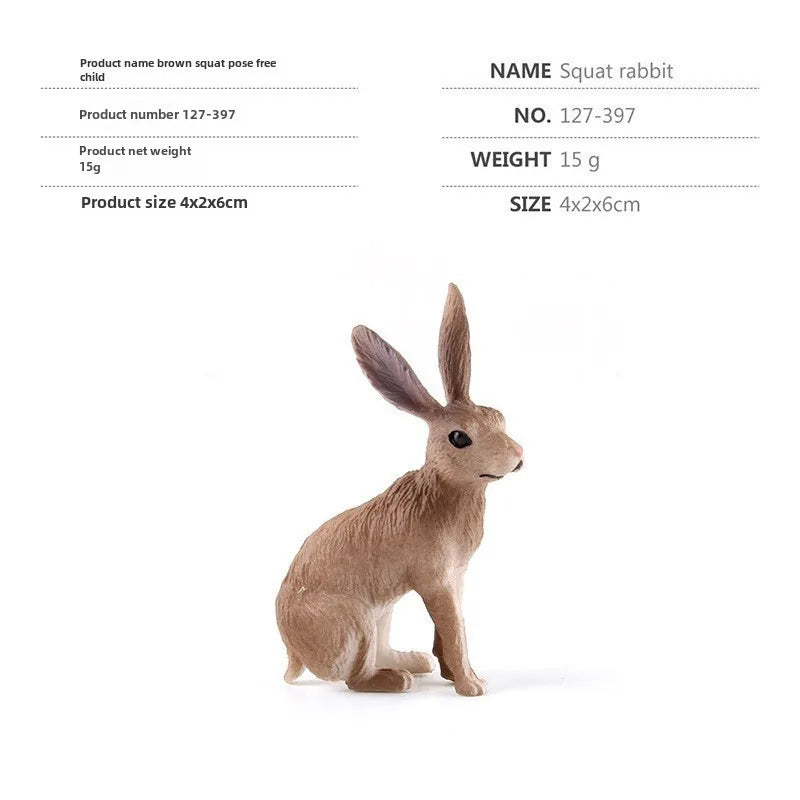 simulation mini farm poultry chicken duck goose cow gold small animal miniature model sand table ornaments wholesale