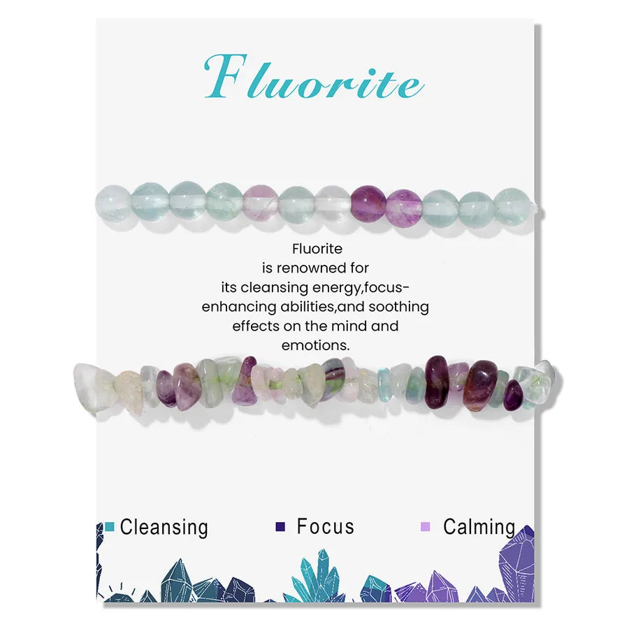 Elegant Geometric natural stone Crystal Bracelets In Bulk