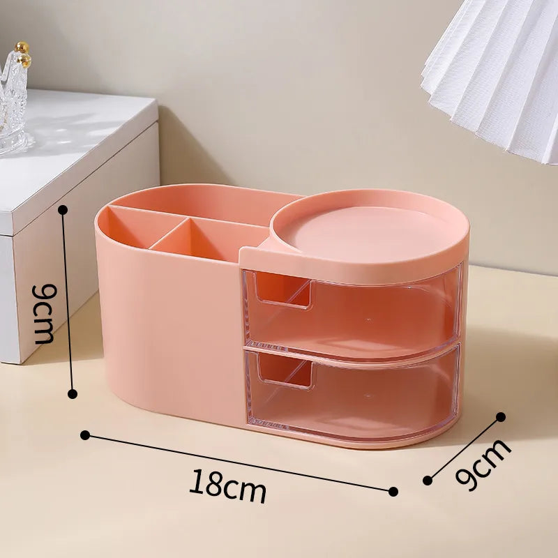 Solid Color PS Plastic Simple Style Storage Box