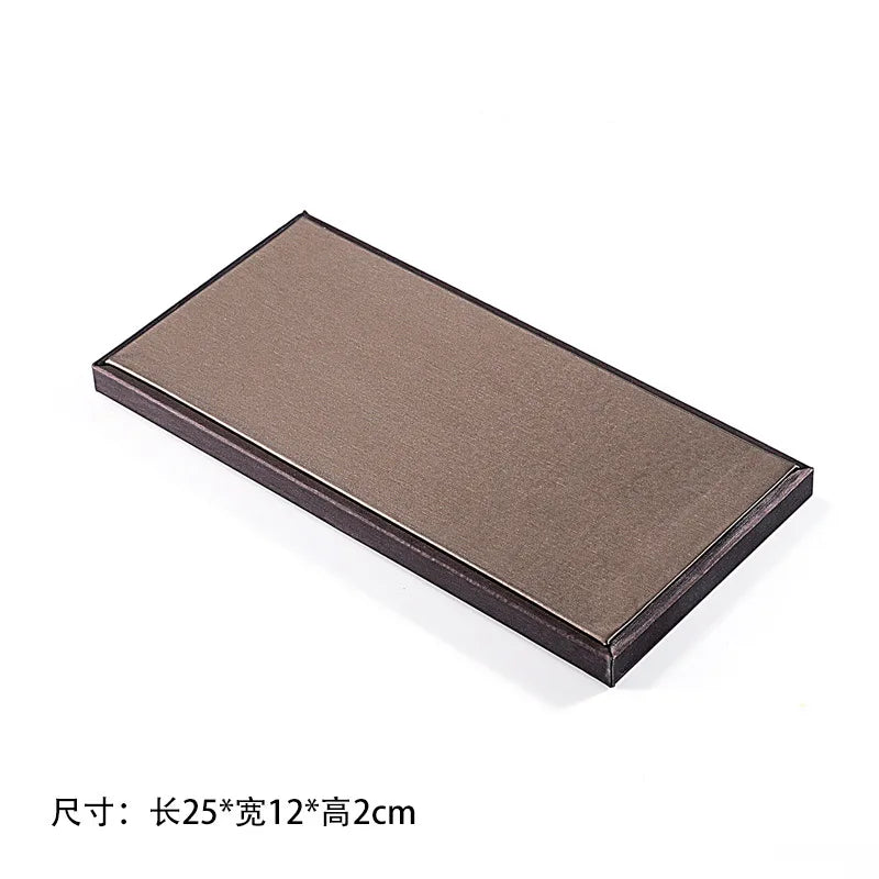 Matte Leather Jewelry Display Tray Earring Bracelet Storage Plate Loose Beads Pin Ring Holder Necklace Stand Luxury Design