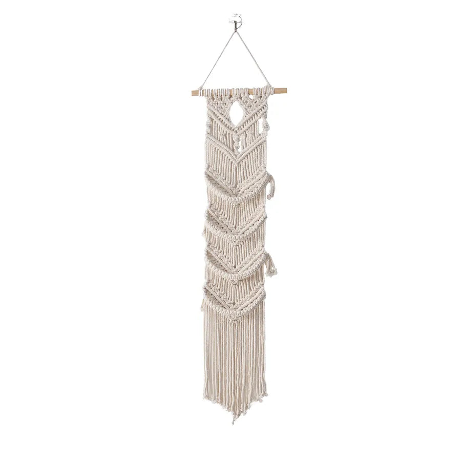 Hat storage rack  Nordic style hand-woven living room bedroom bohemian hanging hat storage rack