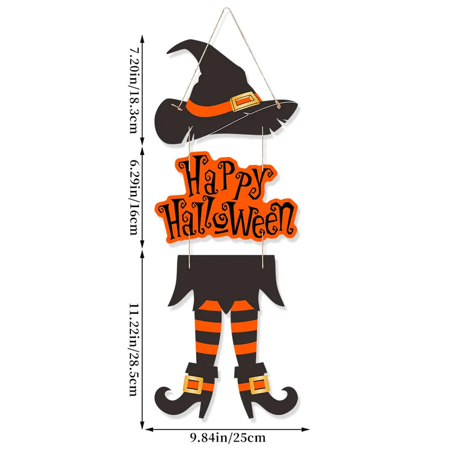 Halloween Party Decoration Yard Arrangement Customizable Door Hanging Ornament For Shopping Mall And Bar Halloween Festive Atmosphere