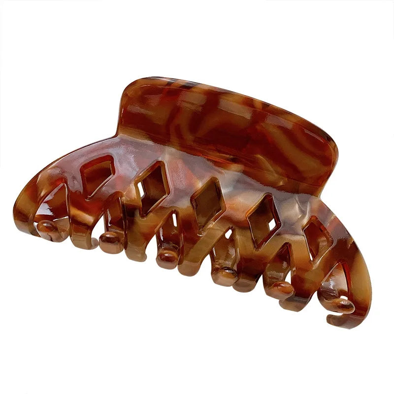 Dove Vintage French Acetate Hair Clip Hollow Out Luxury Shark Clamp Stylish Hair Accessories For Women Elegant Hairpin Headwear