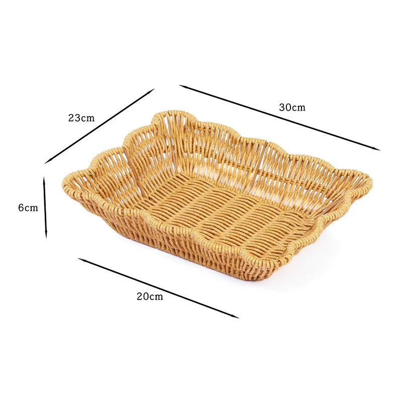 Simple Style Solid Color Storage Basket