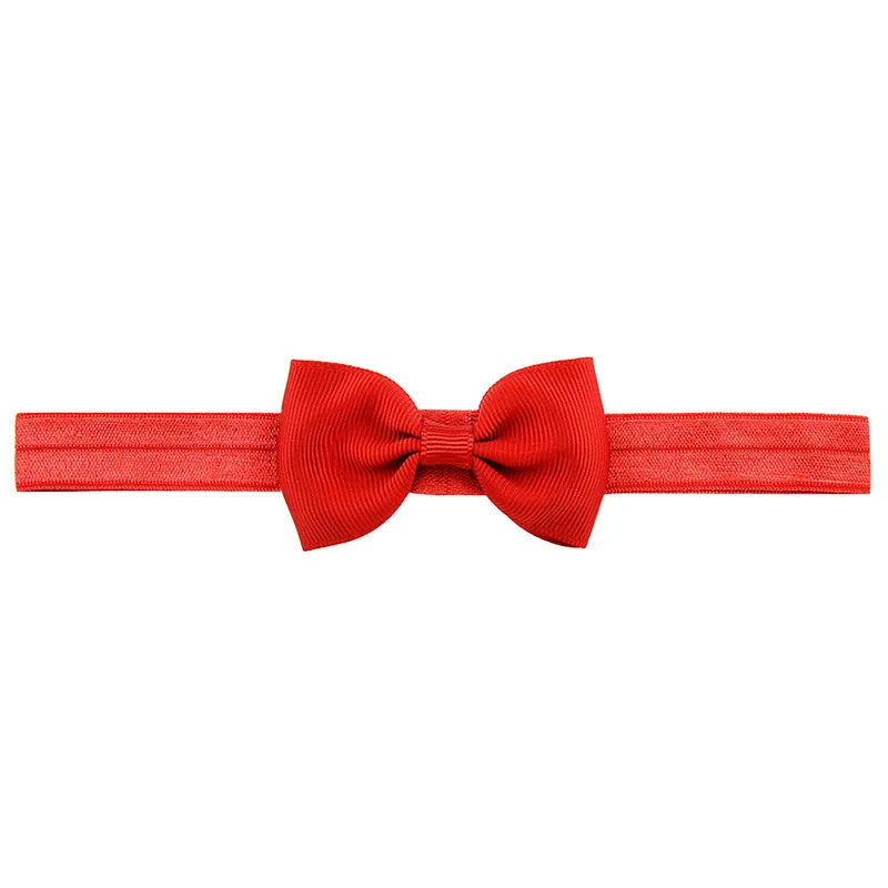Explosive New Hairband Simple  Kidsren's Multi-color Optional Bow Rib Single Knot Headband  Hot Sale