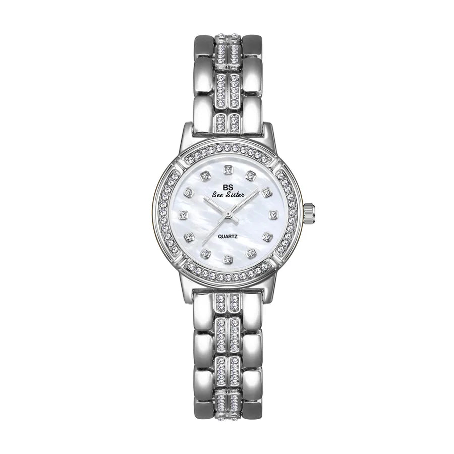 Simple Style Classic Style Solid Color Jewelry Buckle Quartz Women's Watches