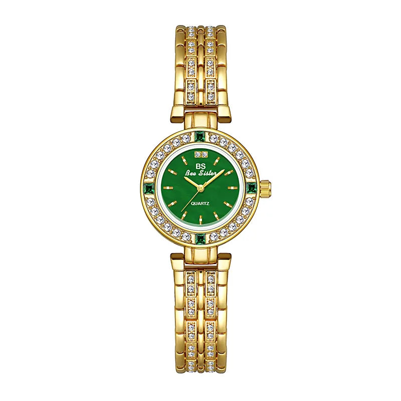 Retro Solid Color Jewelry Buckle Quartz Watch Women's Watches