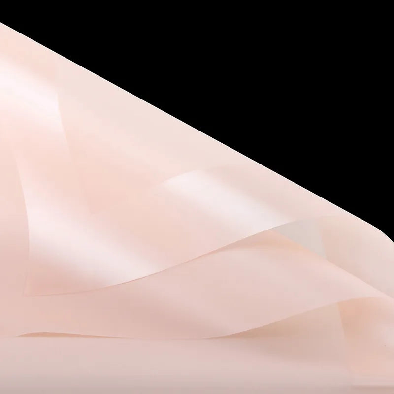 Elegant Romantic Sweet Solid Color Plastic Daily Date Korean Floral Wrapping Paper Party Supplies Gift Wrapping Supplies 1 Pack of 20 Sheets