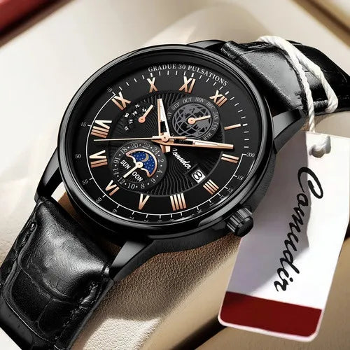 casual earth buckle quartz men's watches
