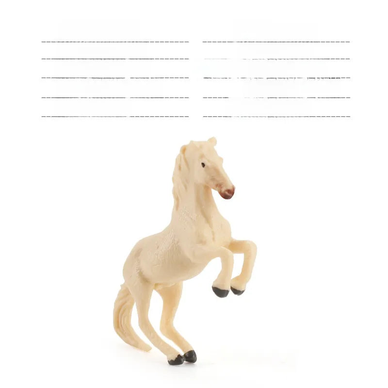 simulation mini farm poultry chicken duck goose cow gold small animal miniature model sand table ornaments wholesale