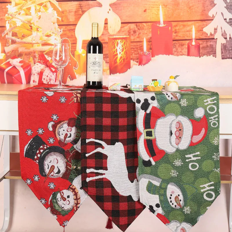 Christmas Fashion Elk Banquet tablecloth
