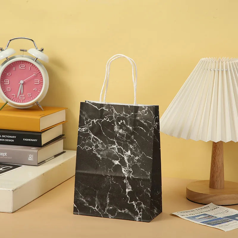 simple style marble kraft paper daily gift wrapping supplies