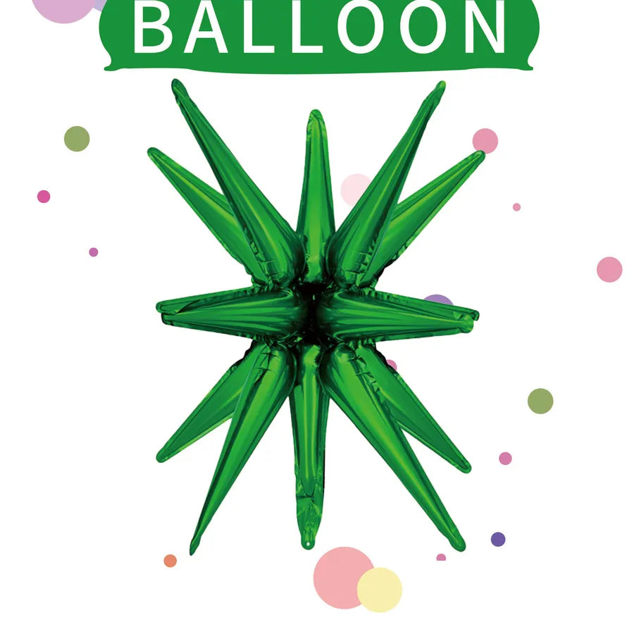Casual Explosion Star Aluminum Film Party Festival Balloons