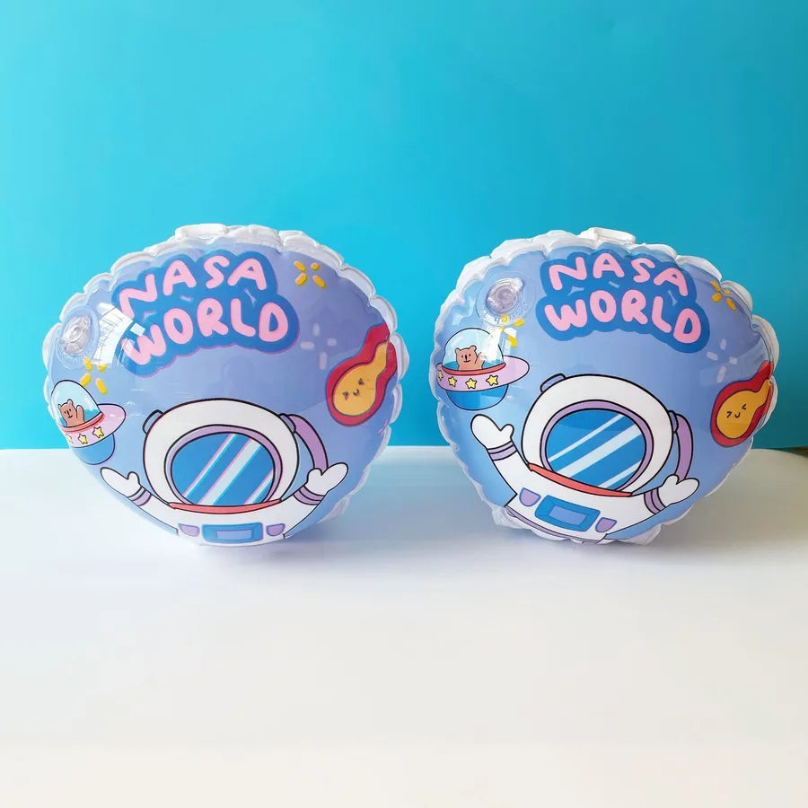 casual simple style cartoon pvc swim ring swimming accessories a pair