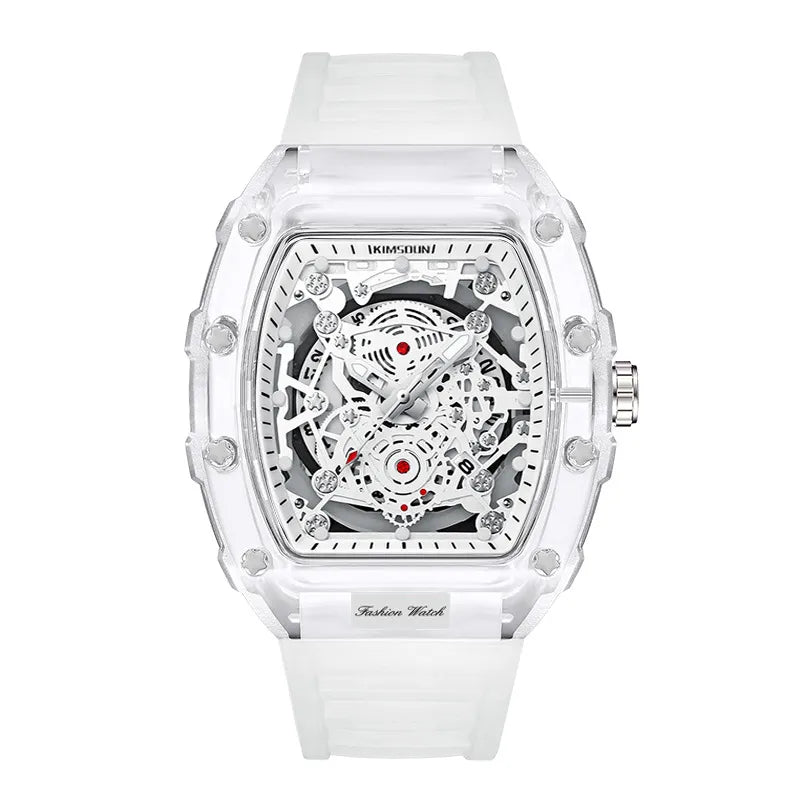 Simple Style Geometric Buckle Quartz Men's Watches