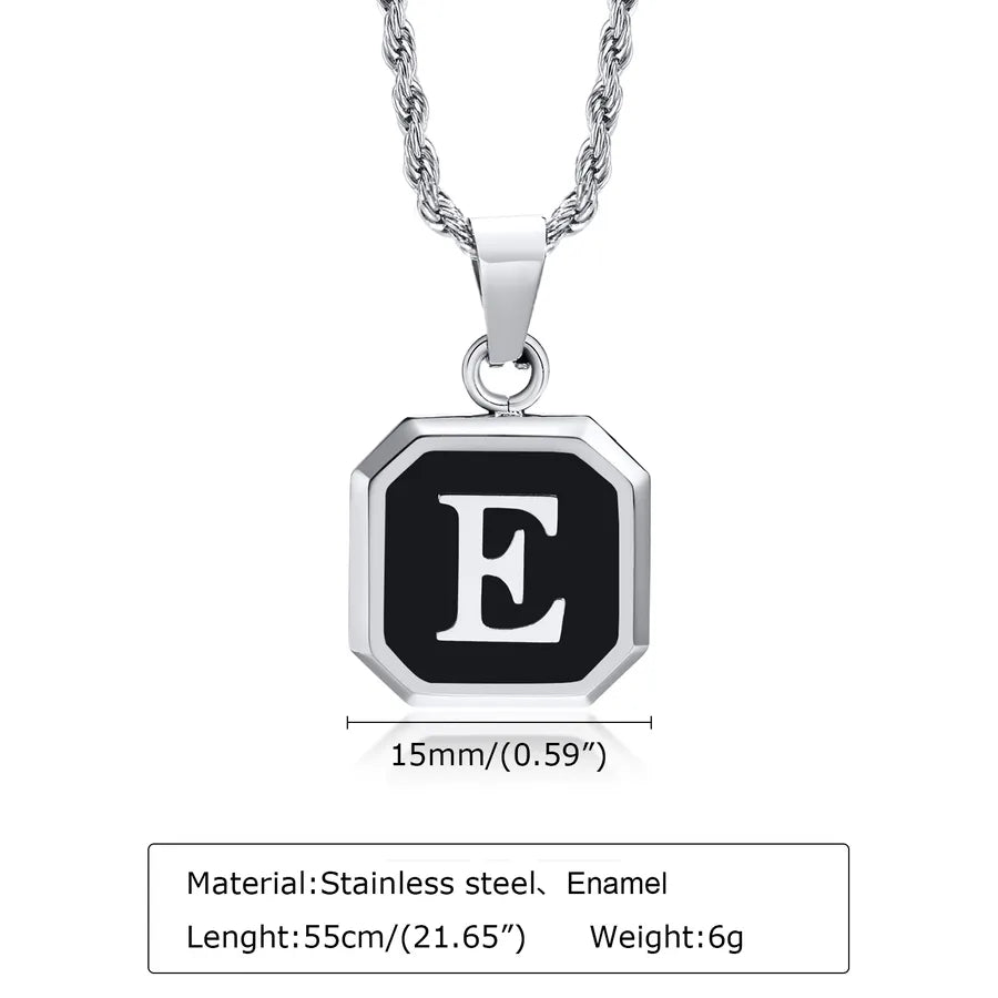 304 Stainless Steel Hip-Hop Enamel letter
