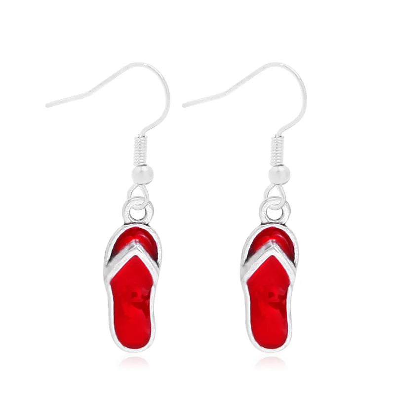 Fashionable Minimalist Christmas Series Earrings Women's Bell Drop Oil Flower Ring Snowman Christmas Tree Santa Claus Ear Jewelry