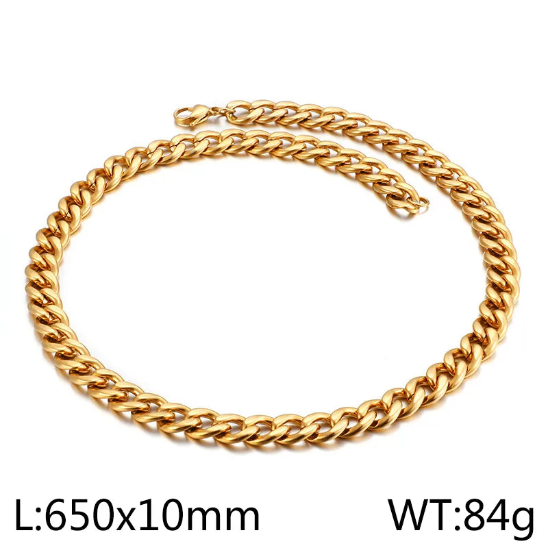 Wholesale Jewelry Simple Style Geometric Solid Color Titanium Steel 18K Gold Plated Polishing Plating Jewelry Set