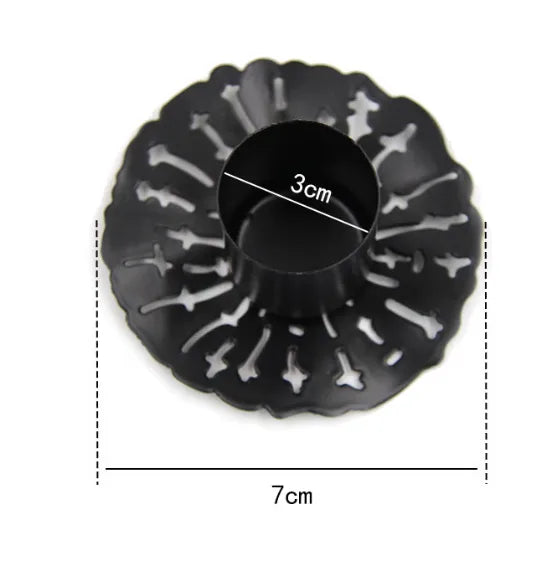 Simple Style Leaves Solid Color Iron candlestick Artificial Decorations