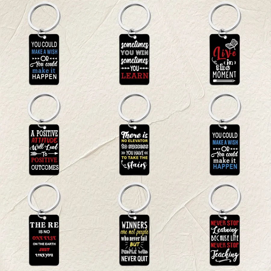 Simple Style Letter Arylic Unisex Keychain