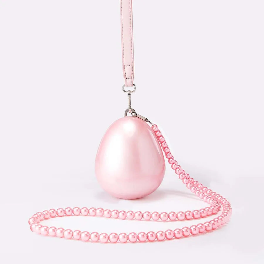 Arylic Heart Shape Bow Knot Square Oval Evening Bags