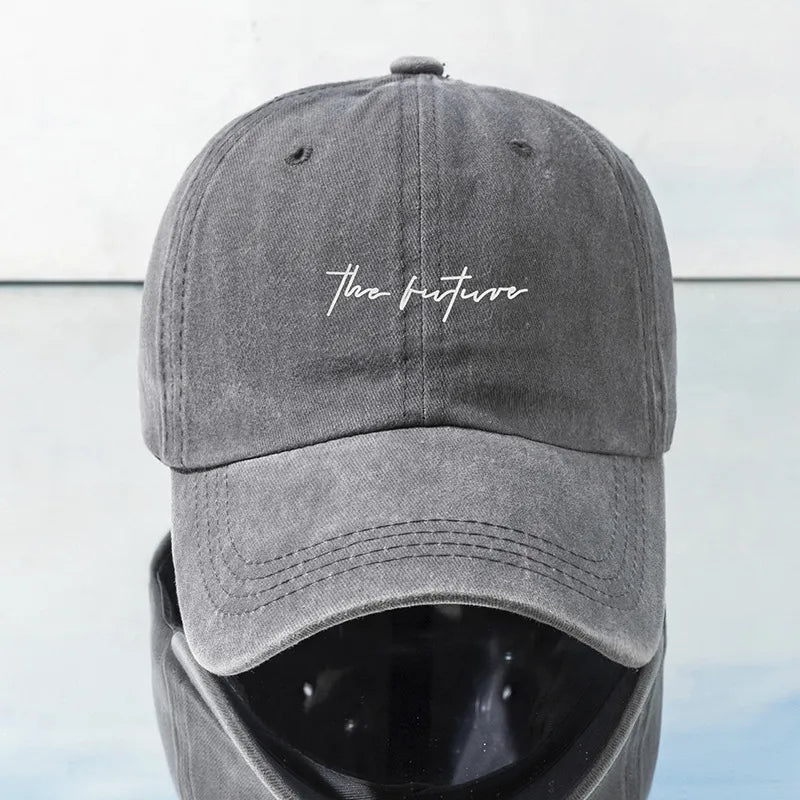 Unisex Retro Classic Style Letter Curved Eaves Baseball Cap