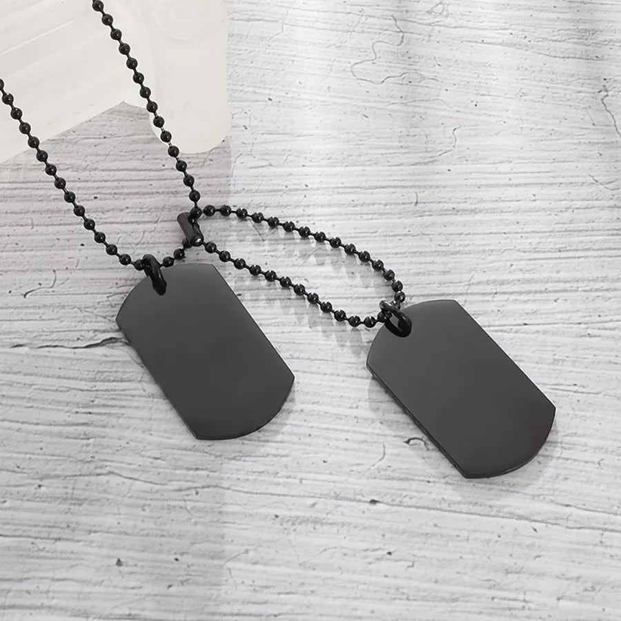 Navy Style Modern Style British Style Geometric Alloy Men's Pendant Necklace Men Pendant Necklaces