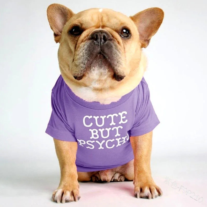 fashion cloth letter pet clothing 1 piece