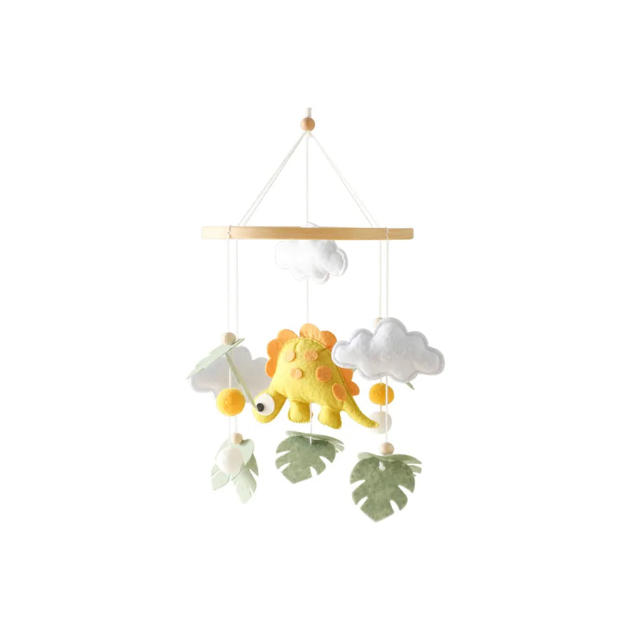 Nordic Style Felt Animal Bed Bell Hanging Decoration Baby Infant Carriage Hand Eye Coordination Hanging Ornament Bed Bell