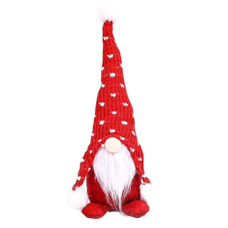 Christmas Cartoon Style Pastoral Color Block Holiday Festival Ornaments