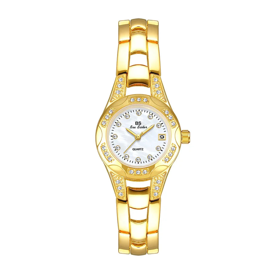 Casual Retro Solid Color Jewelry Buckle Quartz Watch