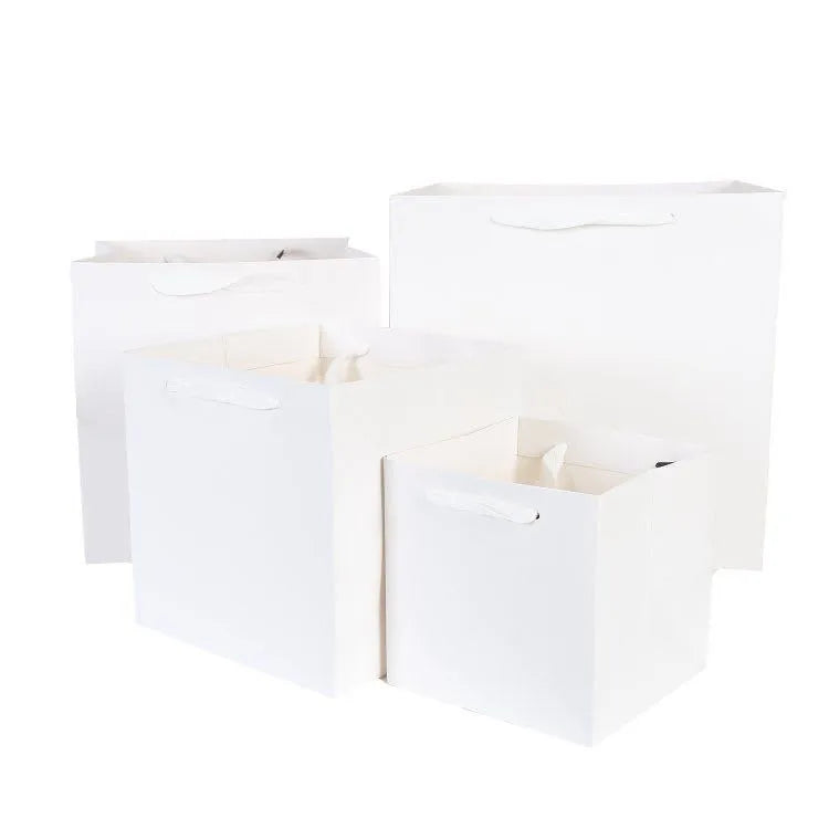 retro solid color paper festival gift bags