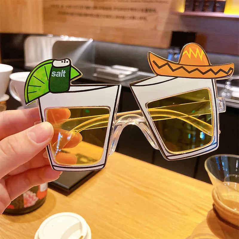 cute cartoon pc special-shaped mirror full frame kids sunglasses