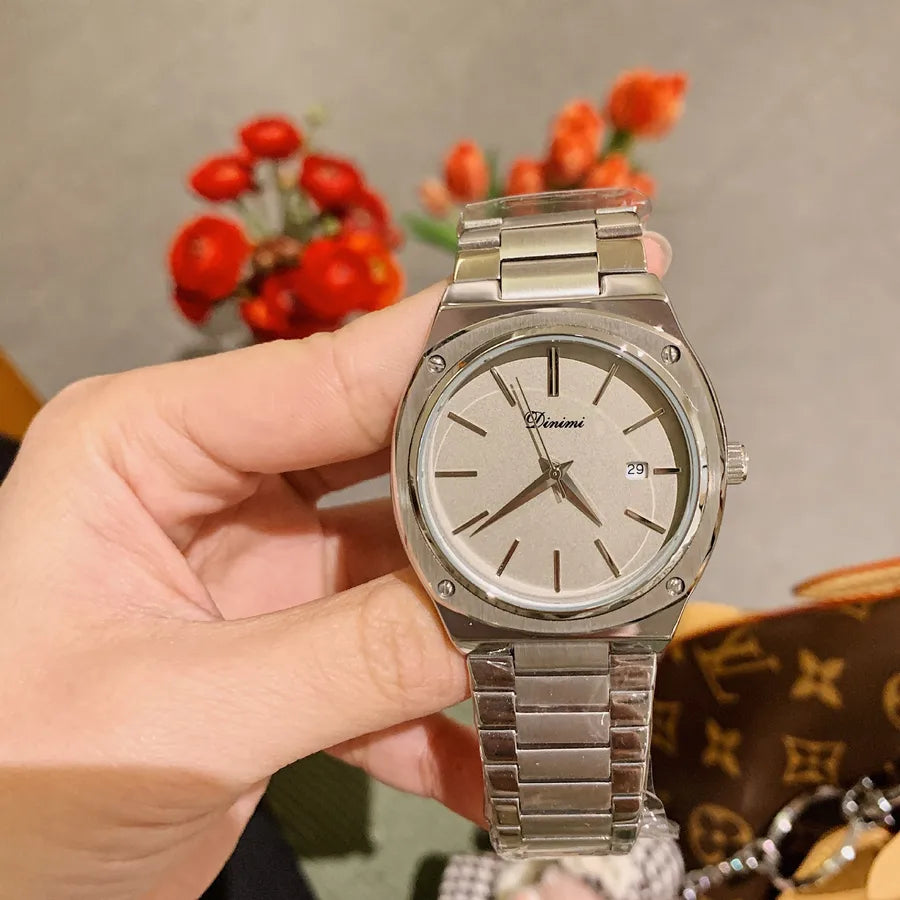 Simple Style Color Block Single Folding Buckle Quartz Watch Women's Watches