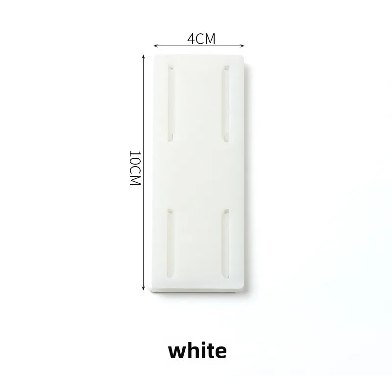 Punch-free Plug-in Holder Wall-mounted Socket Plug-in Storage Rack Patch Board Router Fixed Wall Sticker