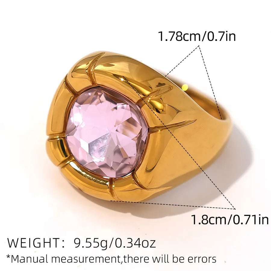 Wholesale Jewelry Vacation Beach Starfish 304 Stainless Steel 18K Gold Plated Rings