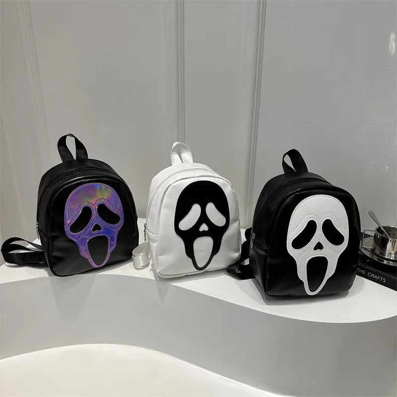 Fashionable Skull Head Women's Crossbody Bag Casual Halloween Shoulder Bag Urban Minimalist Style Wear Resistant Special Material