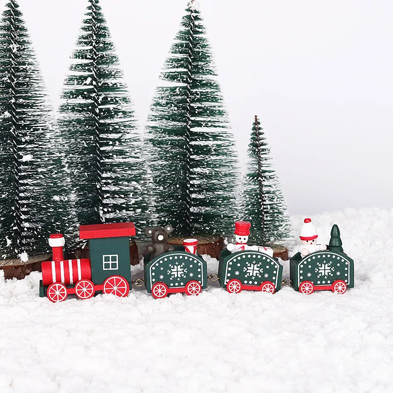 Christmas Cartoon Style Streetwear Snowman Wood Daily Decorative Props