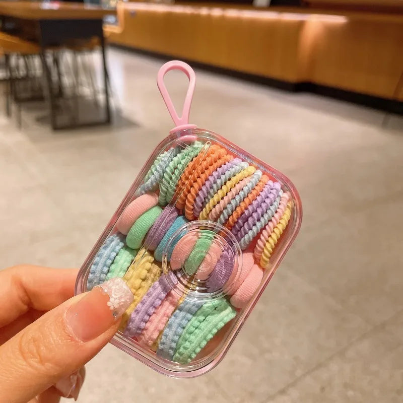 Simple Style Girl'S Camera Cloth Stripe Hair Tie