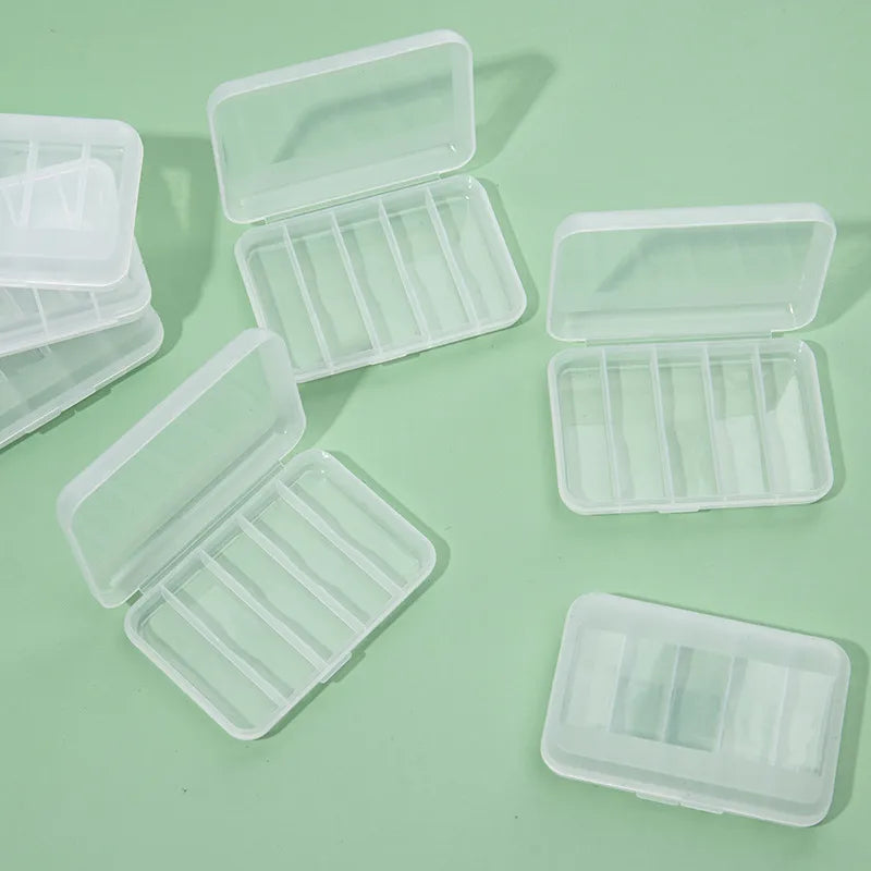 Jewelry Box storage box fish hook box small box transparent plastic small square box earplugs box jewelry box storage box
