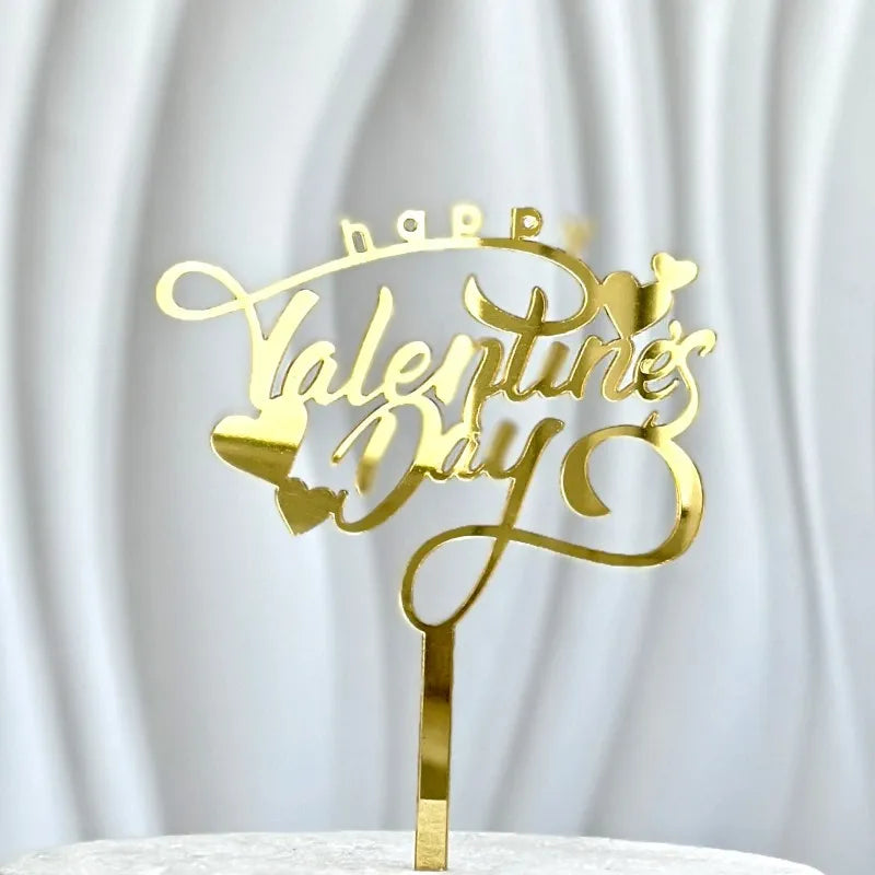 Valentine'S Day Casual Elegant Lady Letter Plastic Holiday Banquet Selfie Cake Decorating Supplies Party Supplies Cake Decorating Supplies 1 Piece