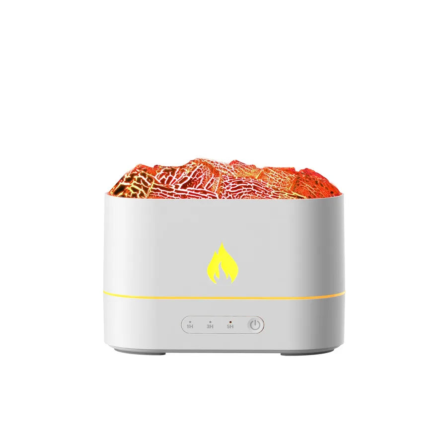 New fire charcoal simulation flame volcano aromatherapy machine desktop humidifier home indoor small diffuser humidifier