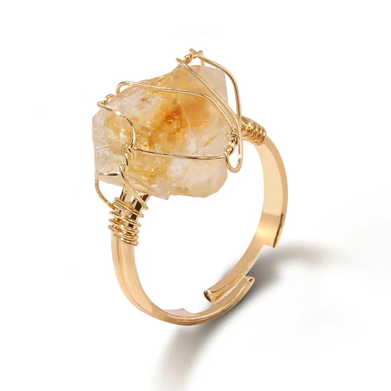 fashion irregular crystal rings 1 piece