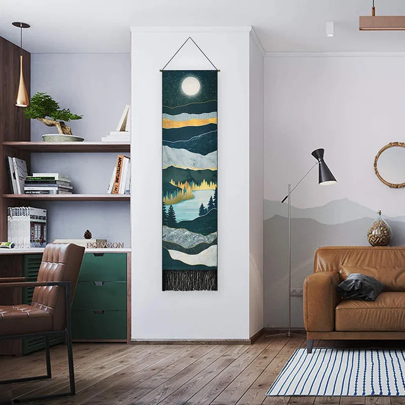 Casual Vacation Landscape Polyester cotton Hanging Ornaments Wall Art
