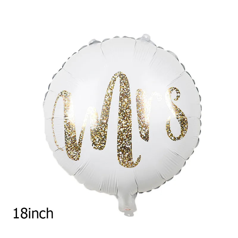valentine's day letter aluminum film wedding party balloons