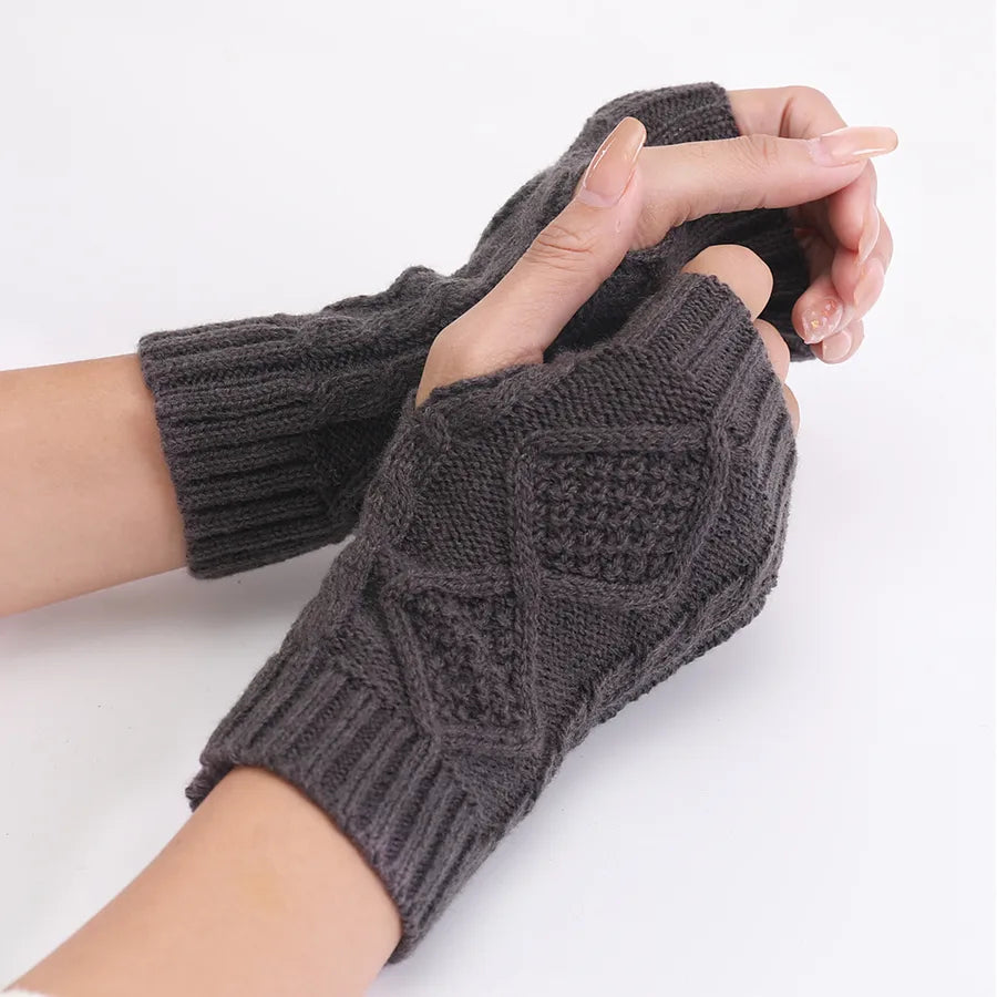 women's streetwear solid color gloves 1 pair