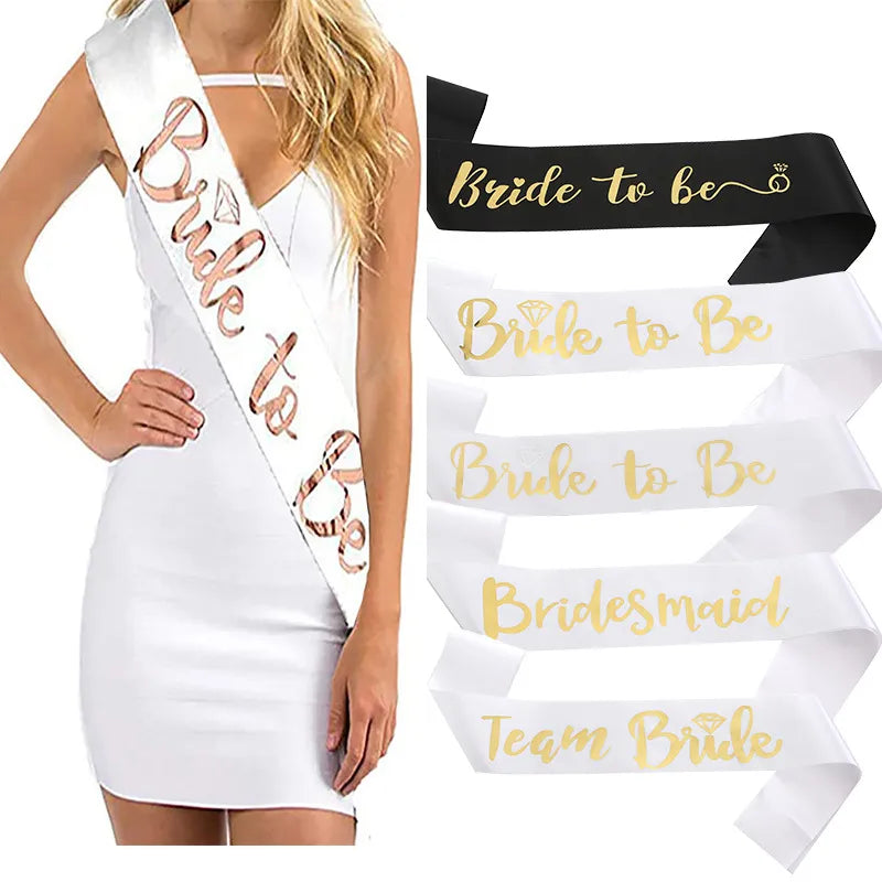 modern style letter satin cloth wedding party costume props